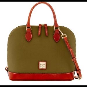 Dooney & Bourke Olive Zip Zip Satchel